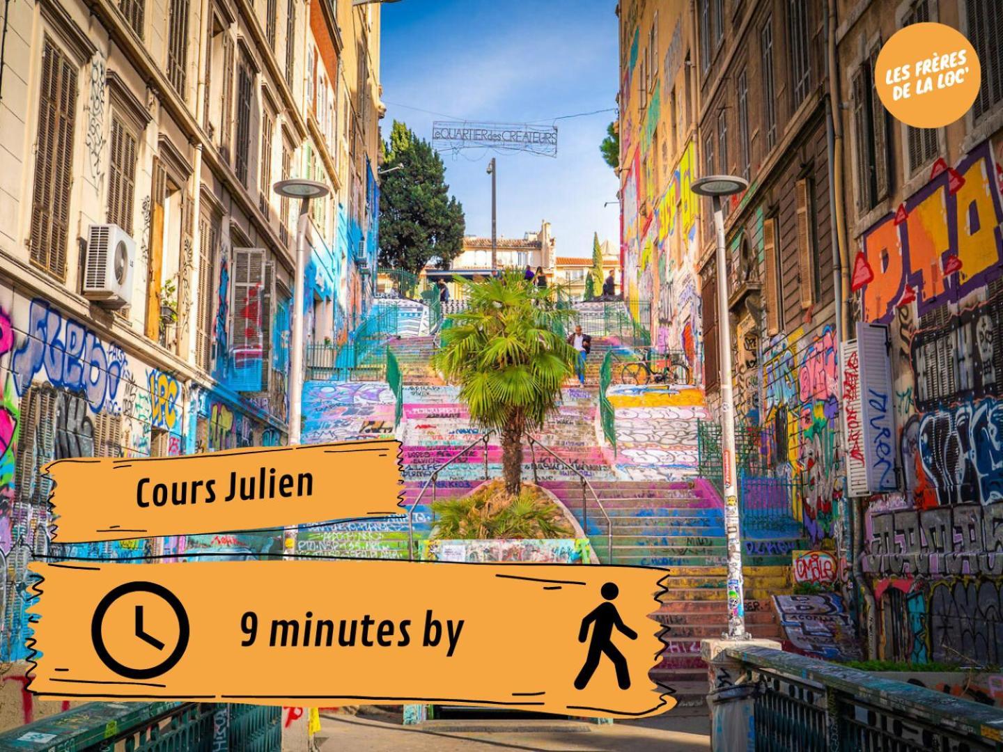 Magnifique Studio - Hyper Central & Climatisation - Les Freres De La Loc' 马赛 外观 照片